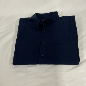 UNTUCKit Dark Blue Casual Button Down Shirt
